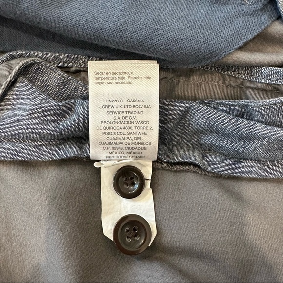 J Crew 10.5” Stretch Chino Shorts For Men Size 36 Gray Neutral Casual Golf Polo - Picture 12 of 14